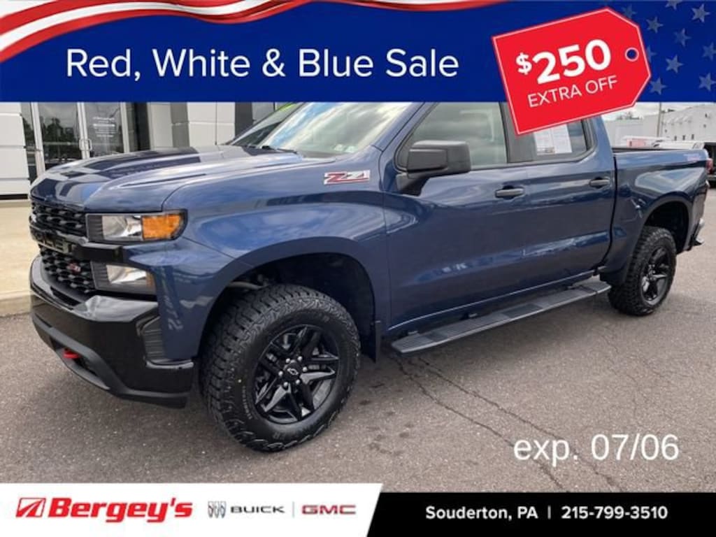 Used 2022 Chevrolet Silverado 1500 LTD Custom Trail Boss Truck