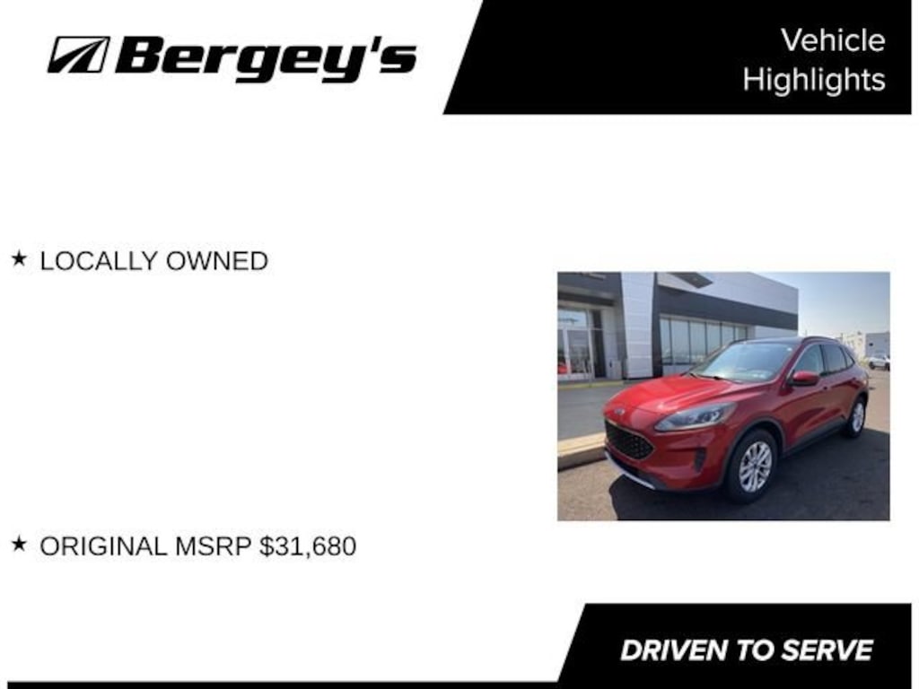 Used 2020 Ford Escape SE