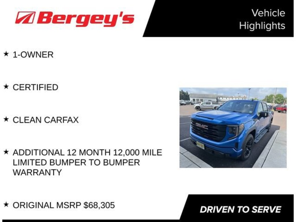 Used 2024 GMC Sierra 1500 Elevation Truck