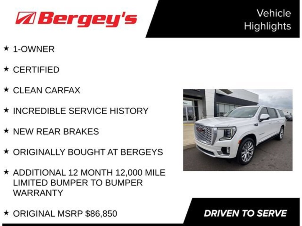Used 2022 GMC Yukon XL Denali SUV