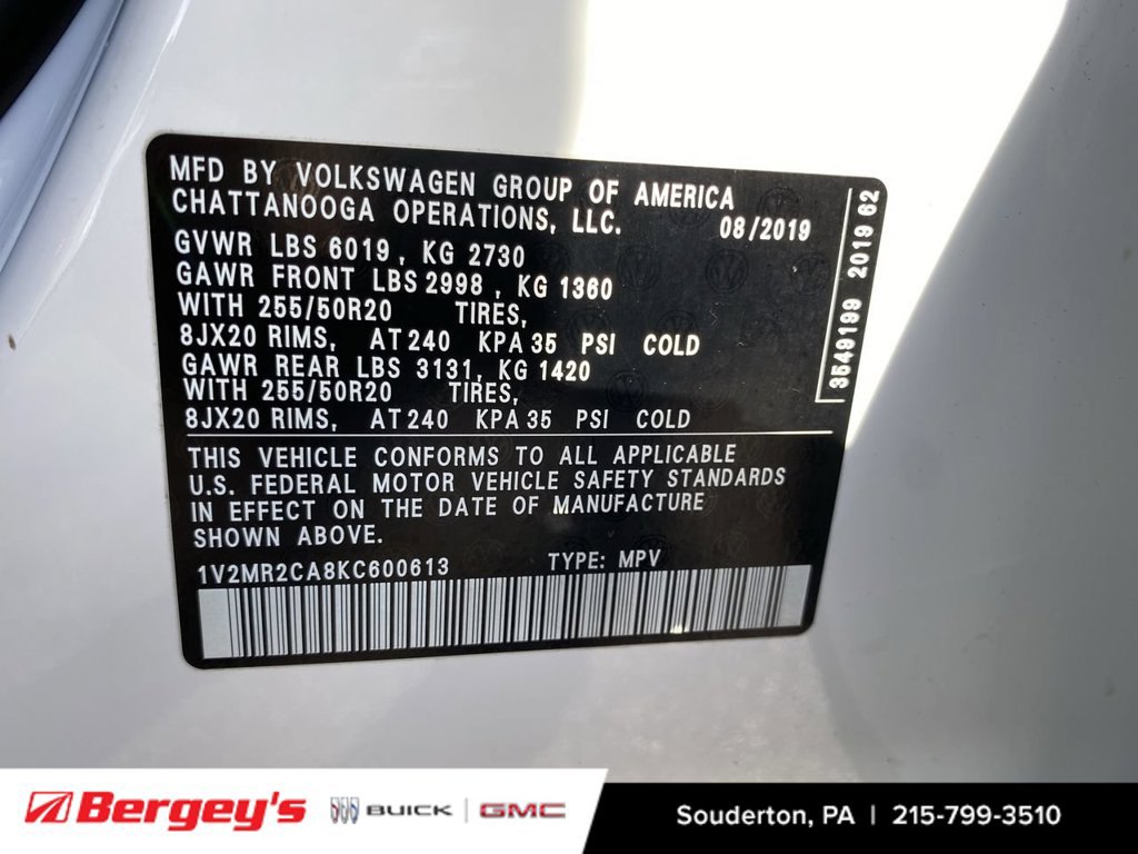 2019 Volkswagen Atlas SEL - Photo 38