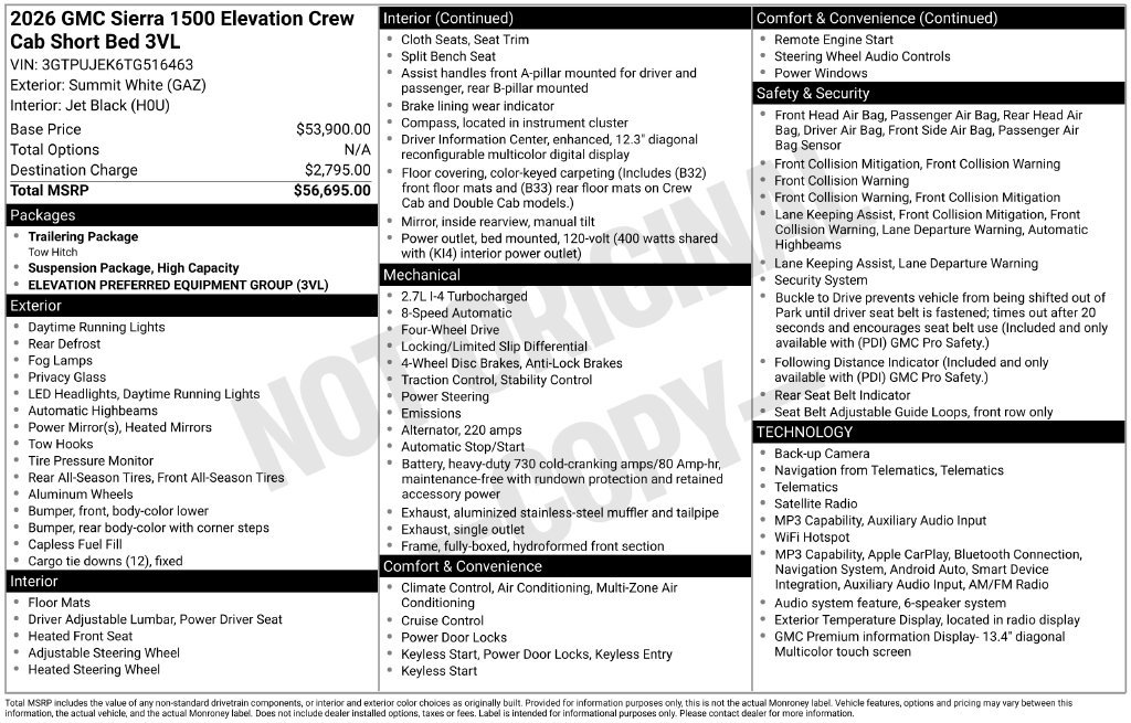 2026 GMC Sierra 1500 Elevation - Photo 38