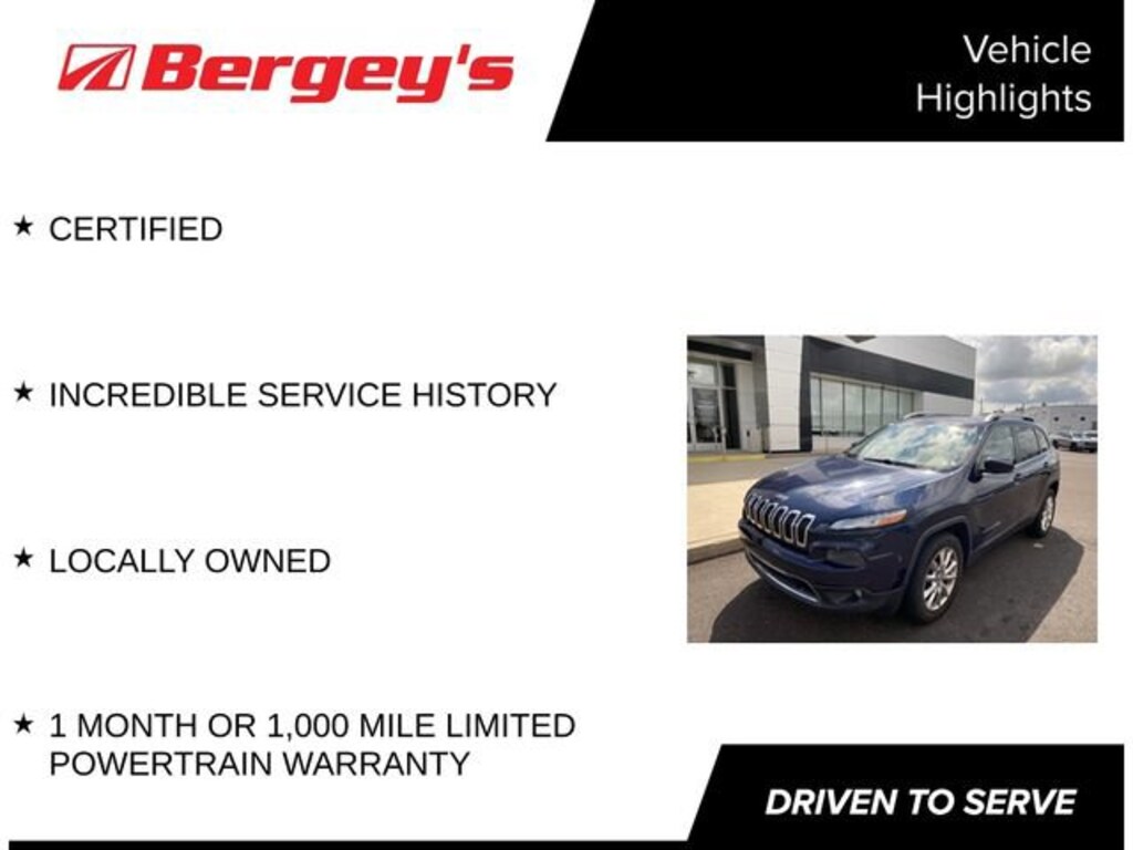 Used 2015 Jeep Cherokee Limited
