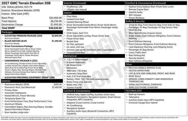 2027 GMC Terrain Elevation - Photo 26