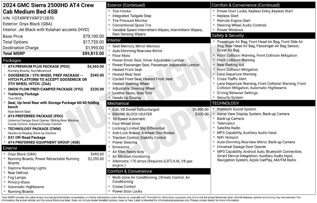 2024 GMC Sierra 2500HD AT4 - Photo 38