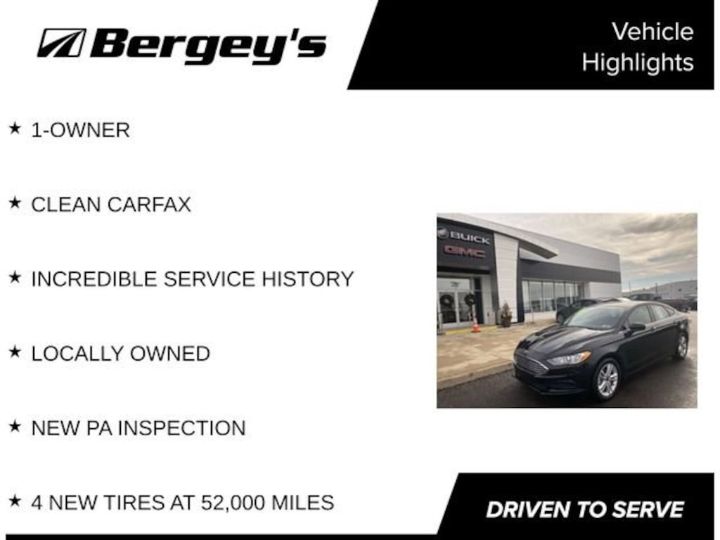 Used 2018 Ford Fusion SE