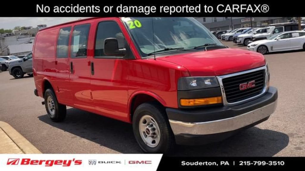 Used 2020 GMC Savana Cargo 3500 Base Van