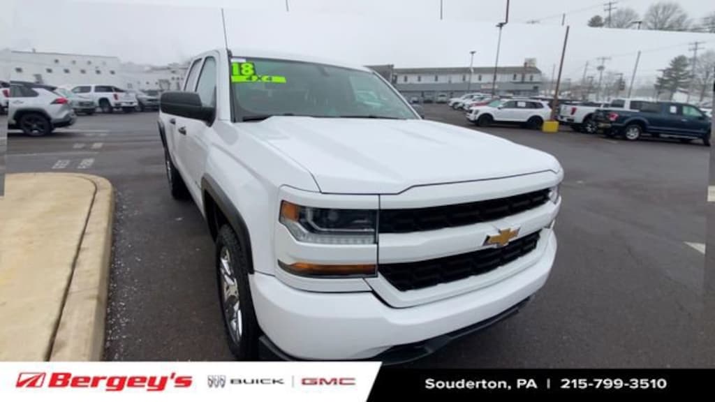 Used 2018 Chevrolet Silverado 1500 Custom Truck