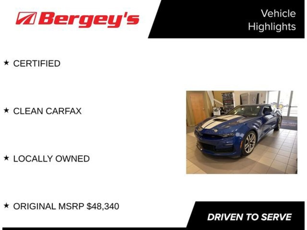 Used 2021 Chevrolet Camaro 2SS Performance