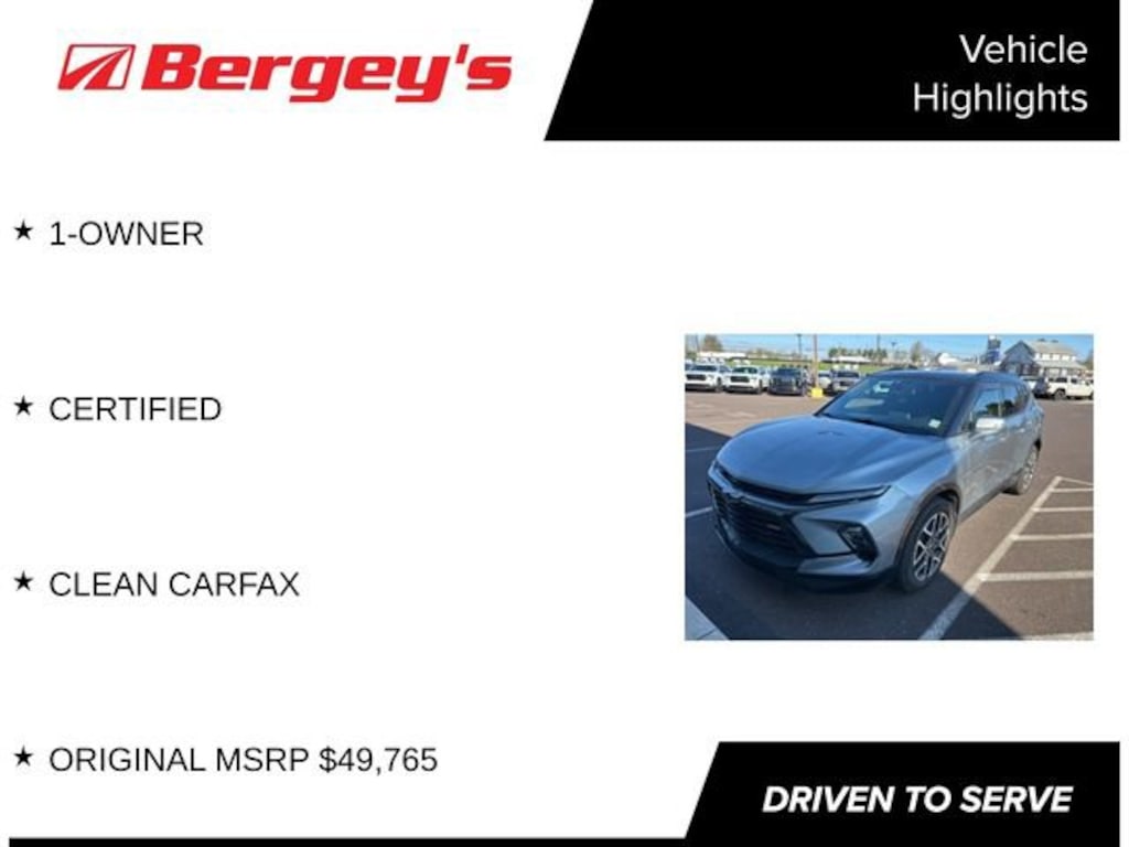 Used 2024 Chevrolet Blazer RS SUV