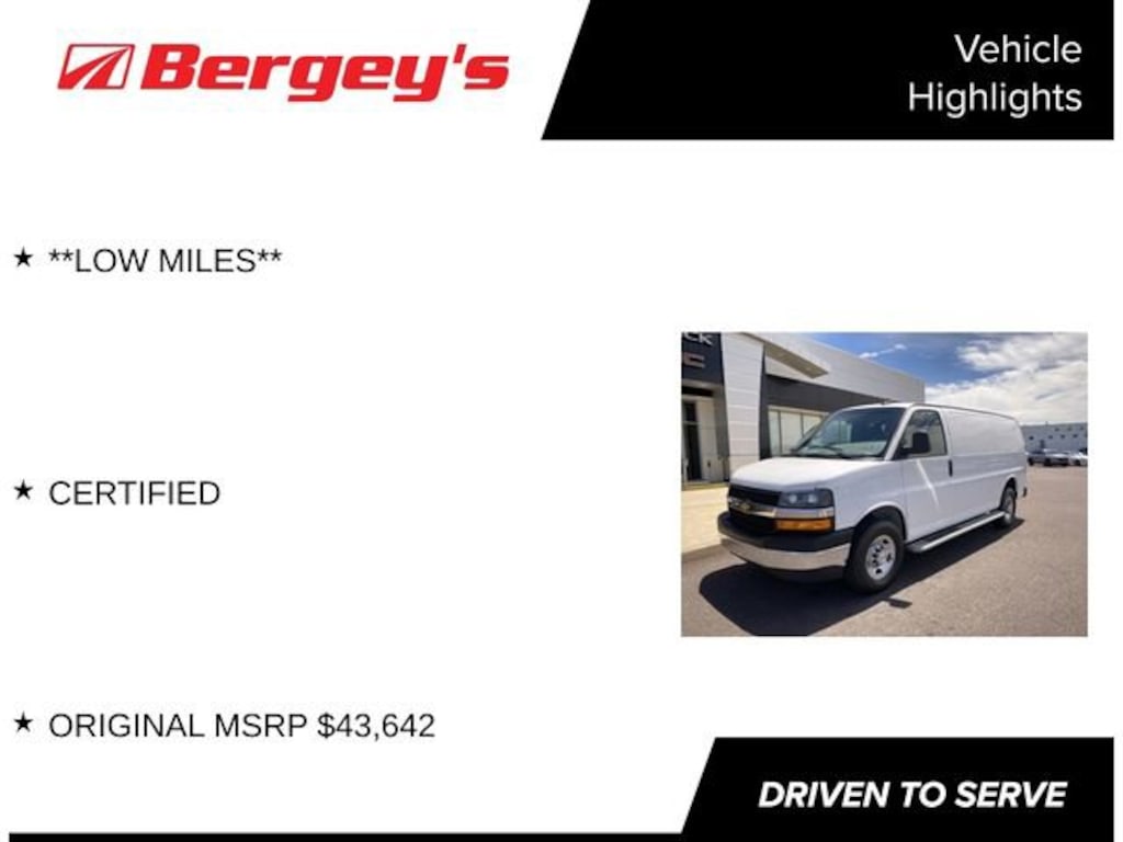 Used 2024 Chevrolet Express Cargo 2500 WT Van
