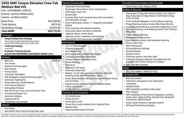 2026 GMC Canyon Elevation - Photo 26