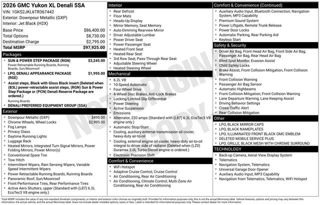2026 GMC Yukon XL Denali - Photo 38