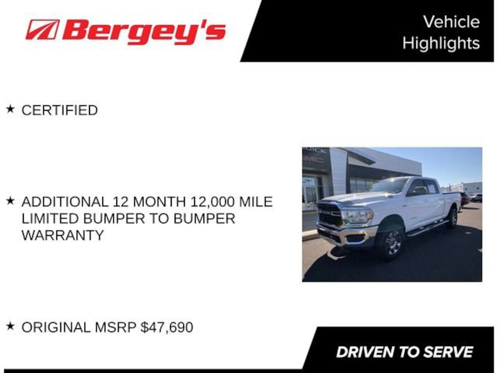 Used 2019 Ram 2500 Big Horn