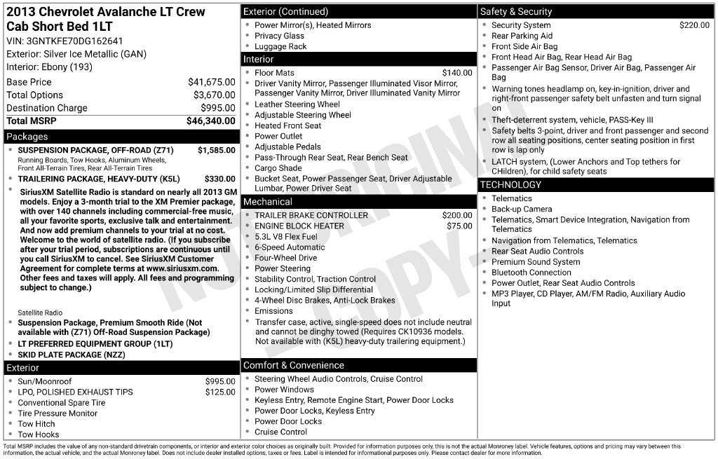 2013 Chevrolet Avalanche LT - Photo 39