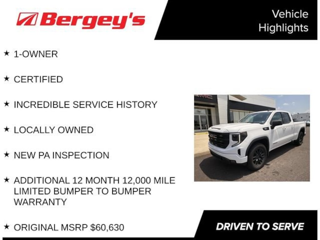 Used 2023 GMC Sierra 1500 Elevation Truck
