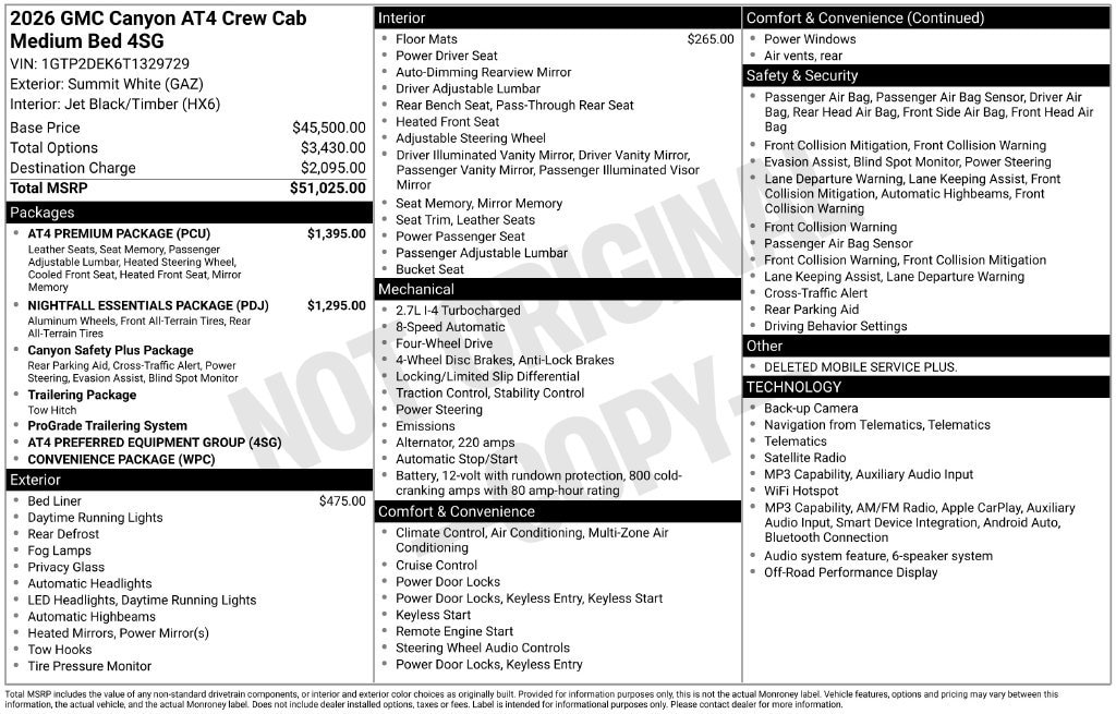 2026 GMC Canyon AT4 - Photo 26