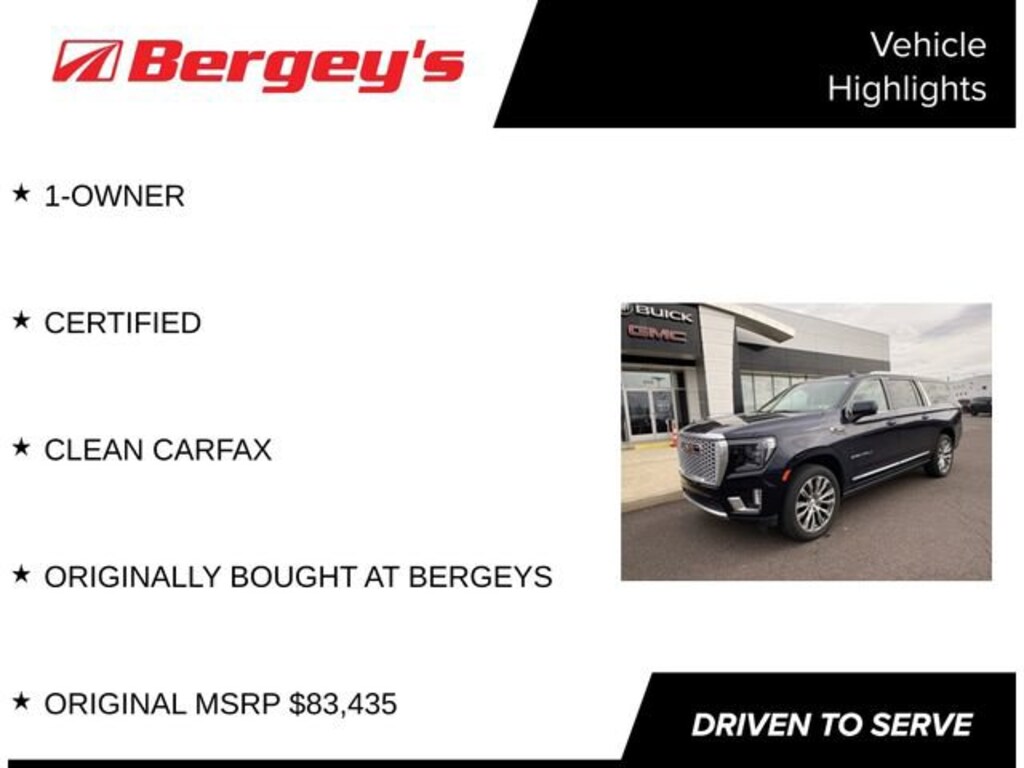 Used 2022 GMC Yukon XL Denali SUV