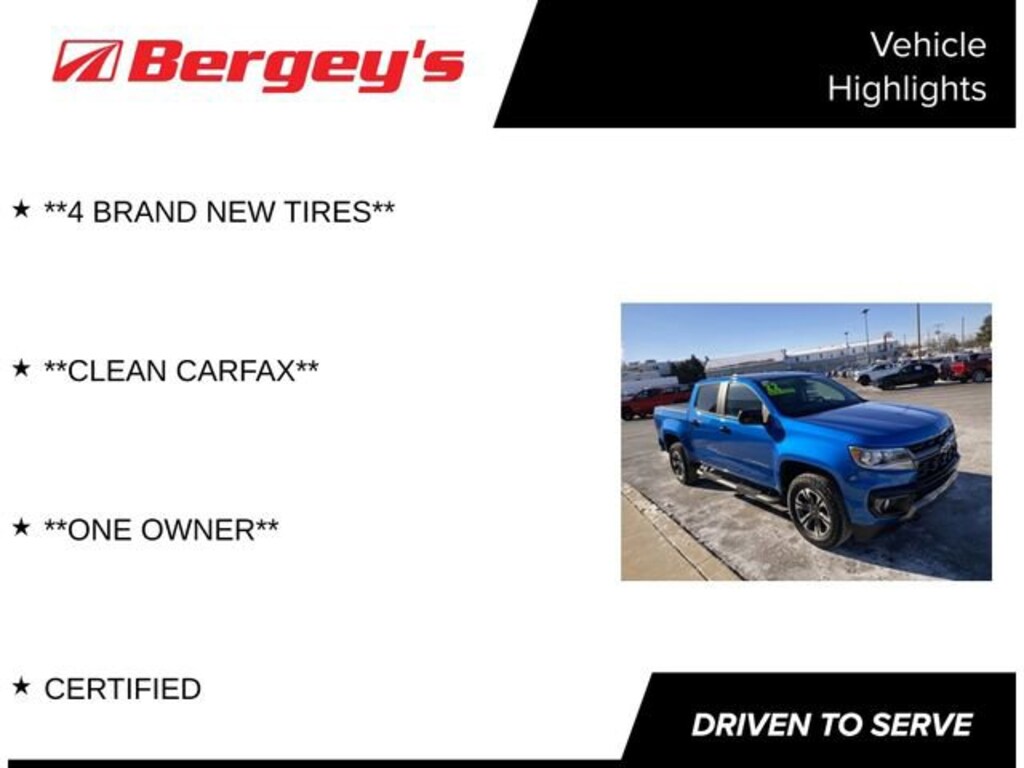 Certified 2022 Chevrolet Colorado Z71 Truck