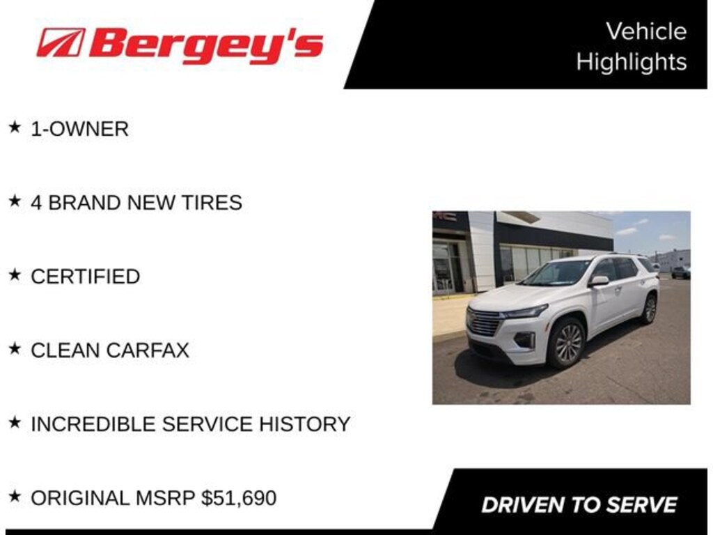 Used 2022 Chevrolet Traverse Premier SUV