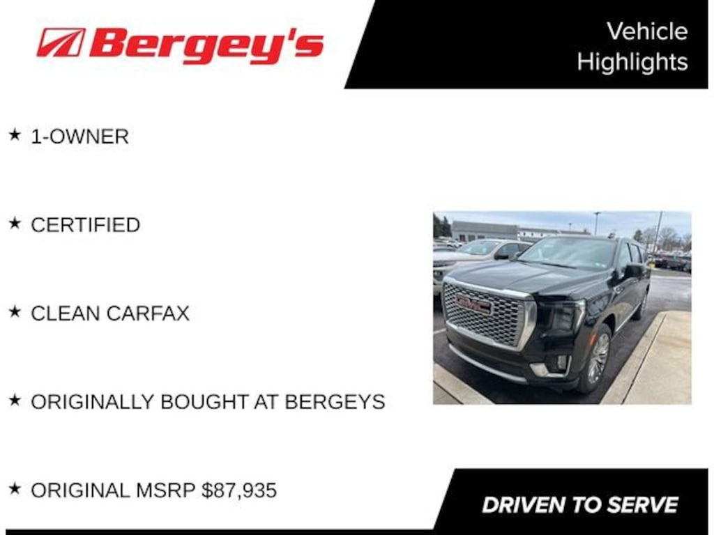 Certified 2023 GMC Yukon XL Denali SUV