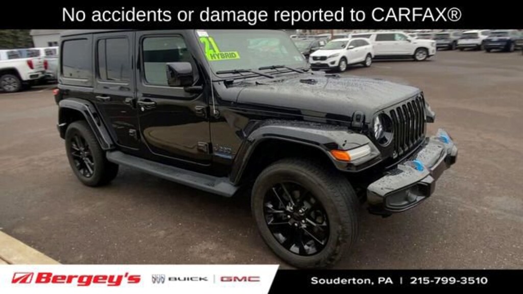 Used 2021 Jeep Wrangler 4xe Unlimited Sahara High Altitude