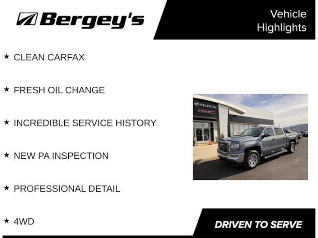 Used 2016 GMC Sierra 1500 SLE Truck