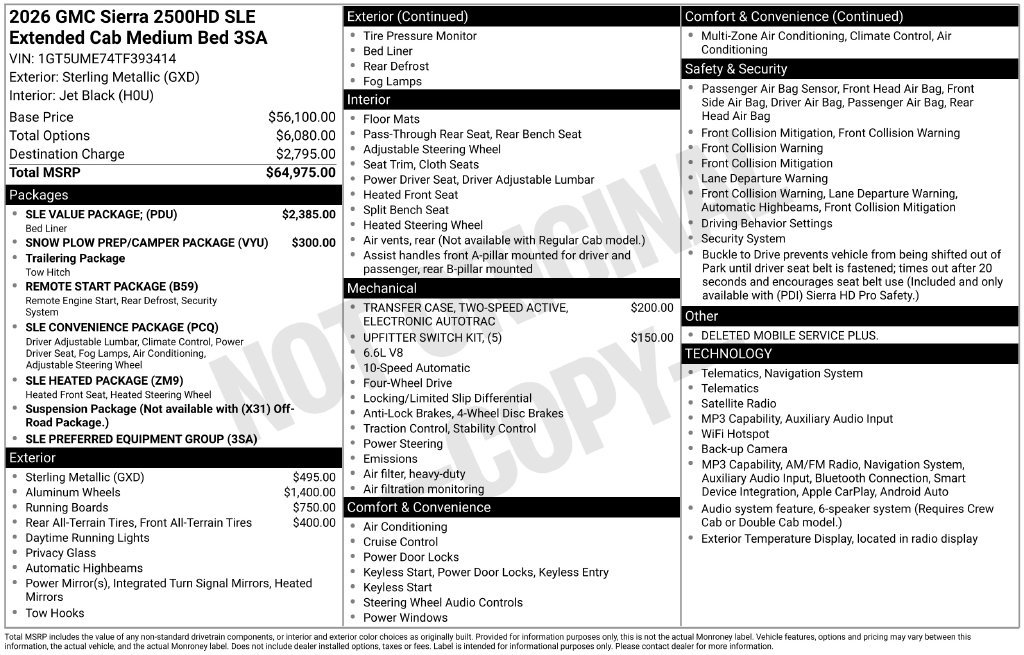 2026 GMC Sierra 2500HD SLE - Photo 26