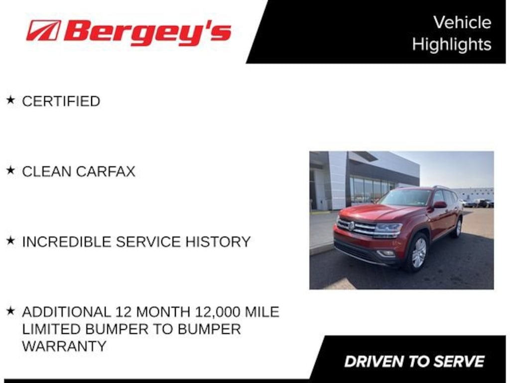 Used 2019 Volkswagen Atlas 3.6L V6 SEL