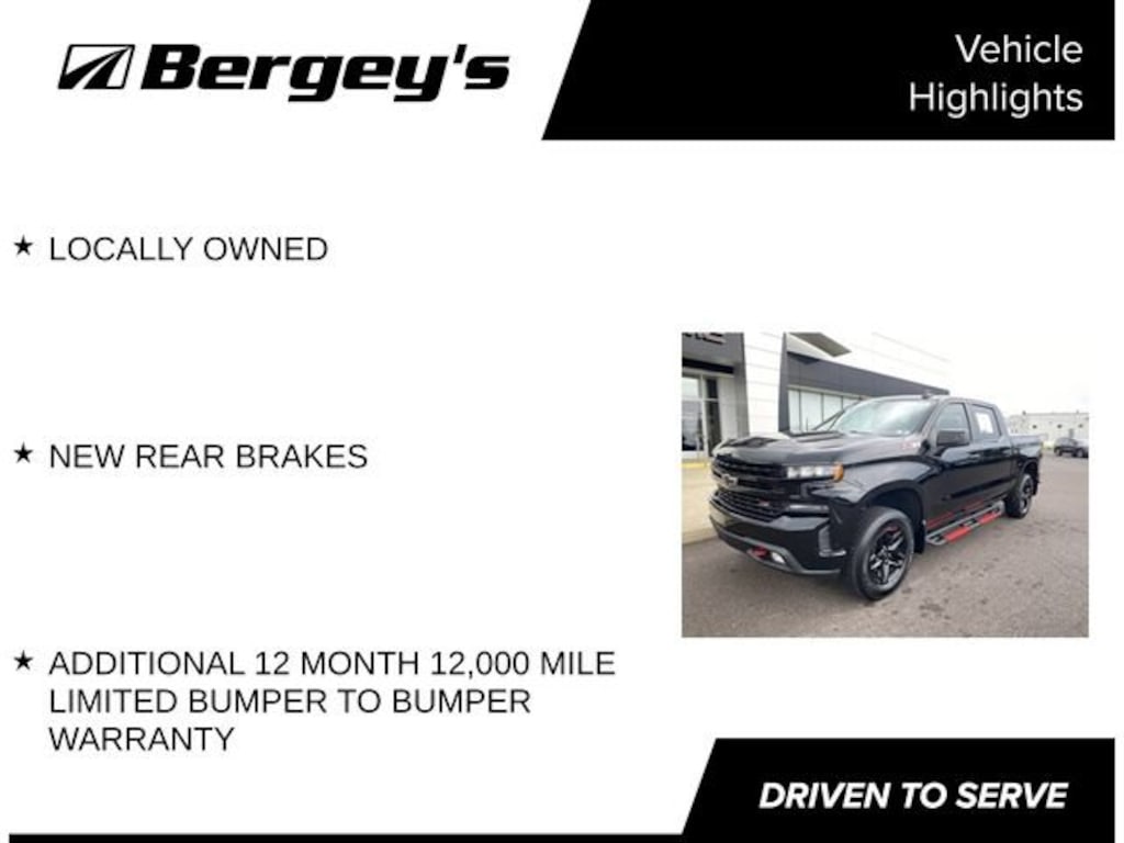 Used 2020 Chevrolet Silverado 1500 LT Trail Boss Truck