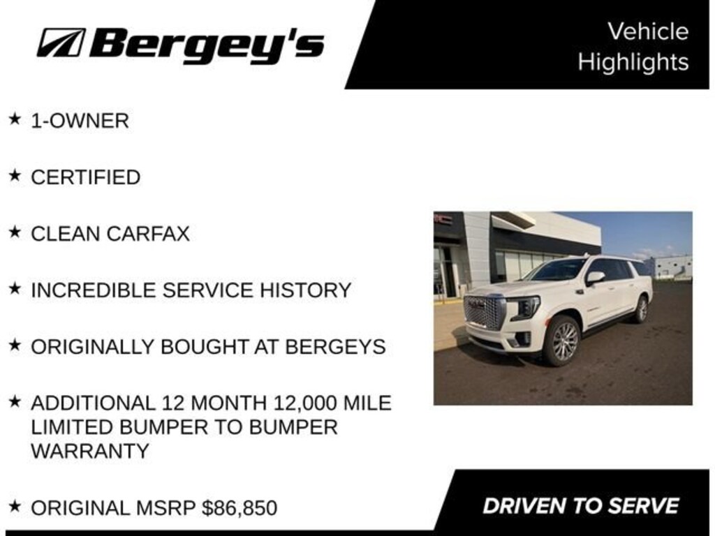 Used 2022 GMC Yukon XL Denali SUV