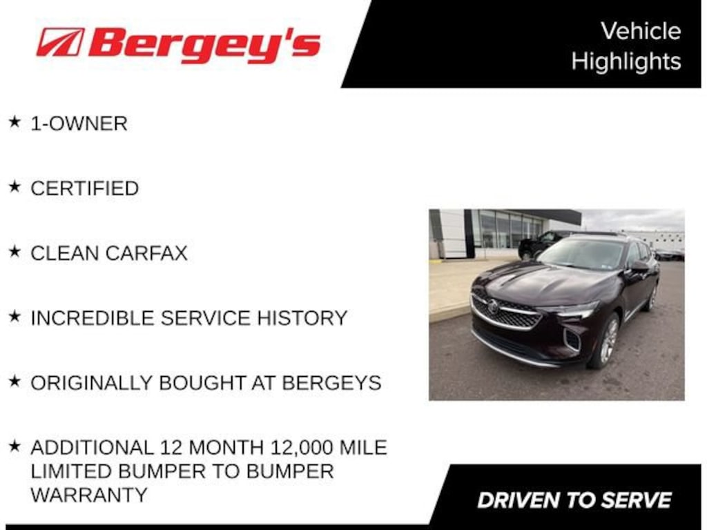 Used 2021 Buick Envision Avenir SUV