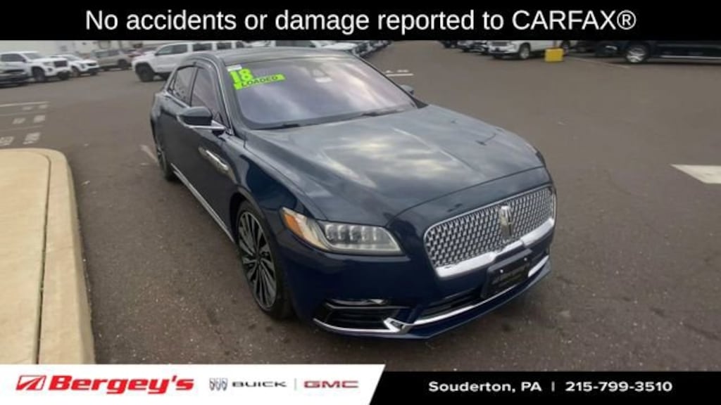 Used 2018 Lincoln Continental Black Label