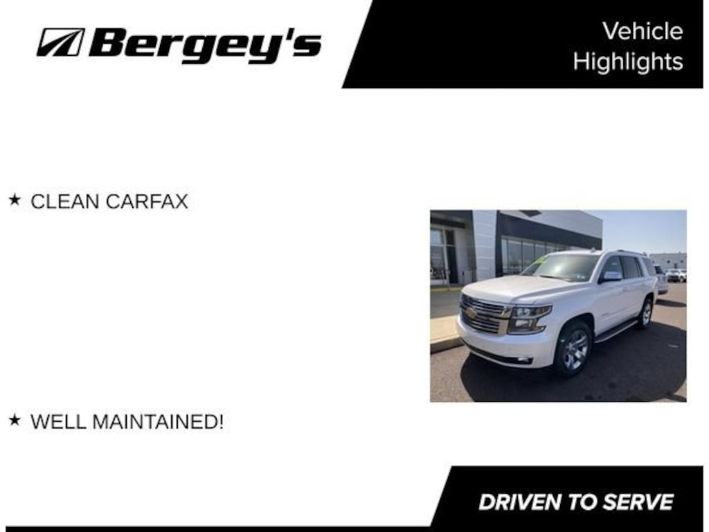 Used 2016 Chevrolet Tahoe LTZ SUV