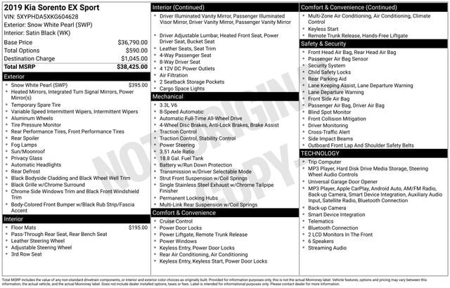 2019 Kia Sorento EX Sport - Photo 40