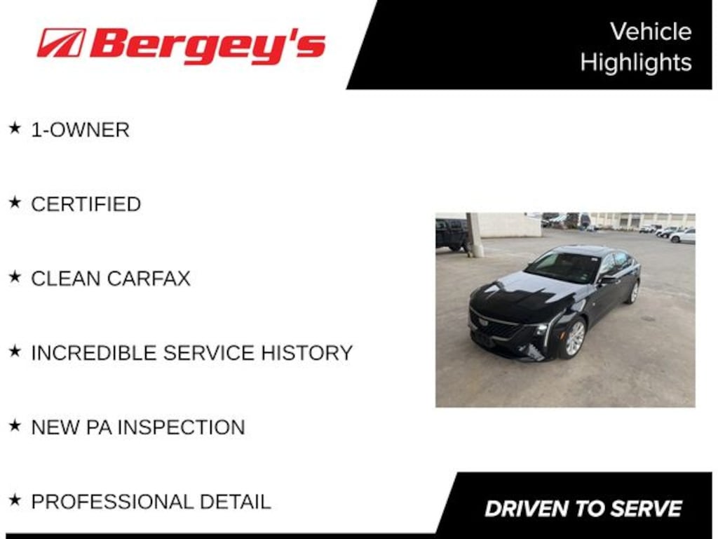 Certified 2025 Cadillac CT5 Premium Luxury Sedan