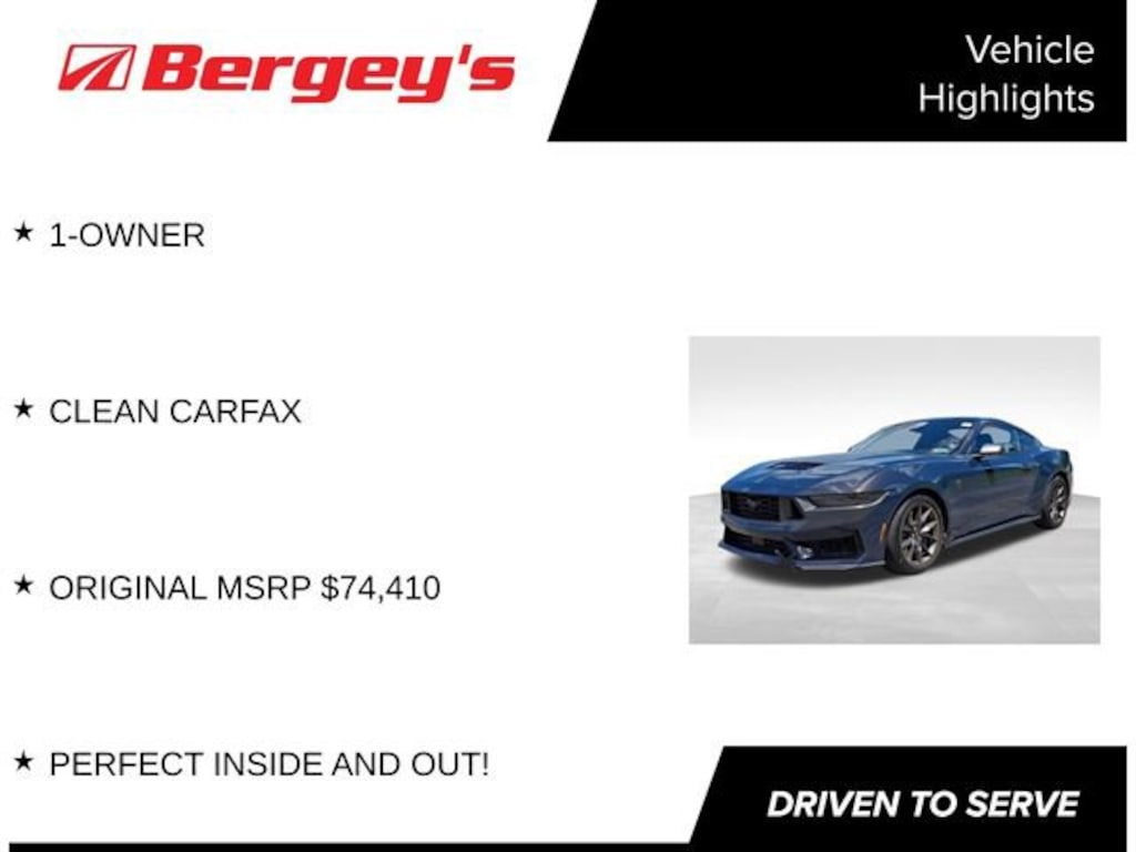 Used 2025 Ford Mustang Dark Horse