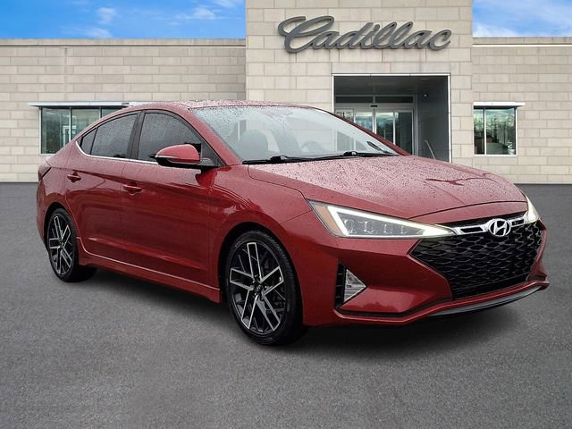 Used 2019 Hyundai Elantra Sport with VIN KMHD04LB2KU841363 for sale in Plymouth Meeting, PA