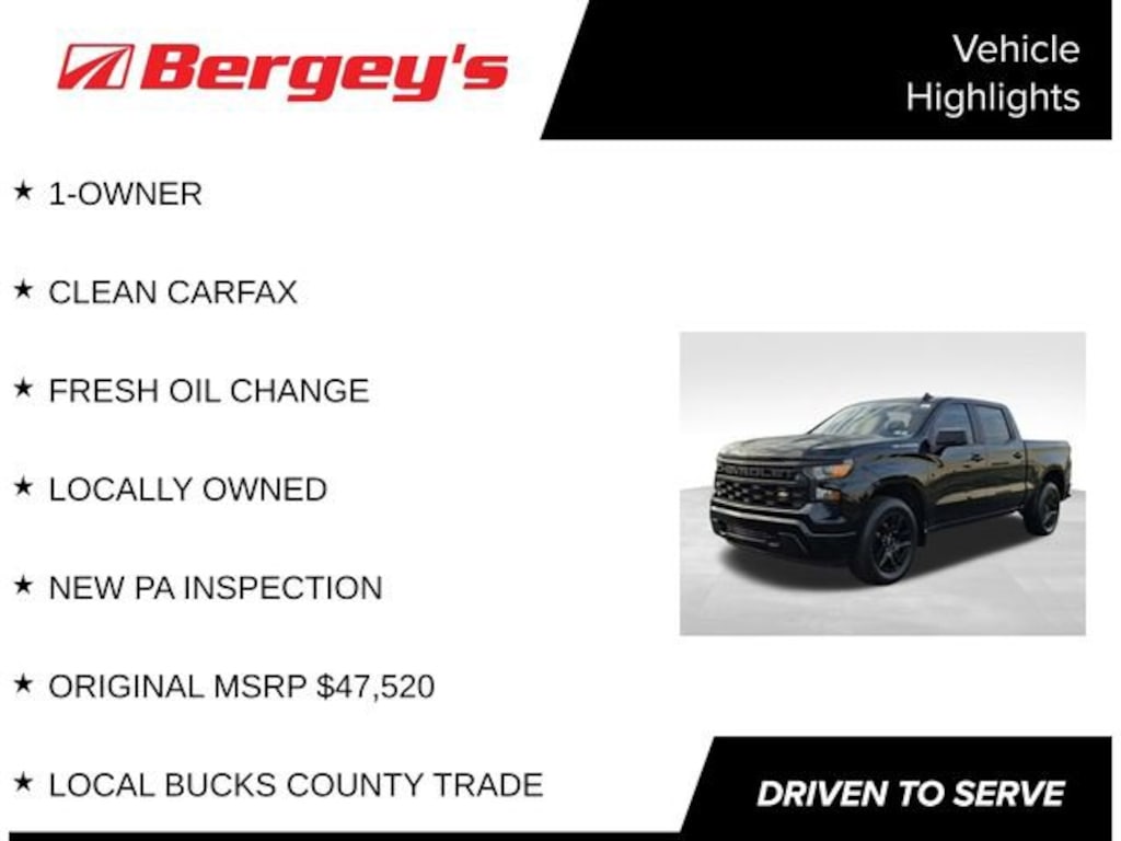 Used 2022 Chevrolet Silverado 1500 Custom Truck