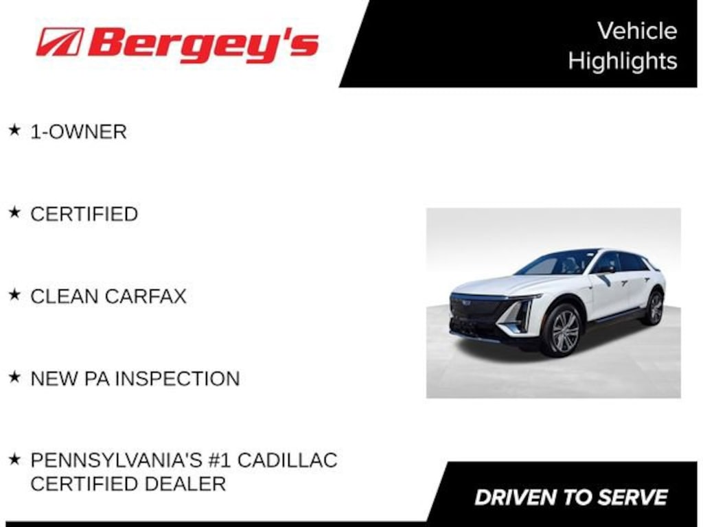 Used 2024 CADILLAC LYRIQ Luxury 1 SUV