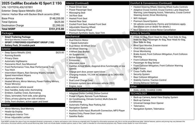 2025 Cadillac Escalade IQ Sport 2 - Photo 19