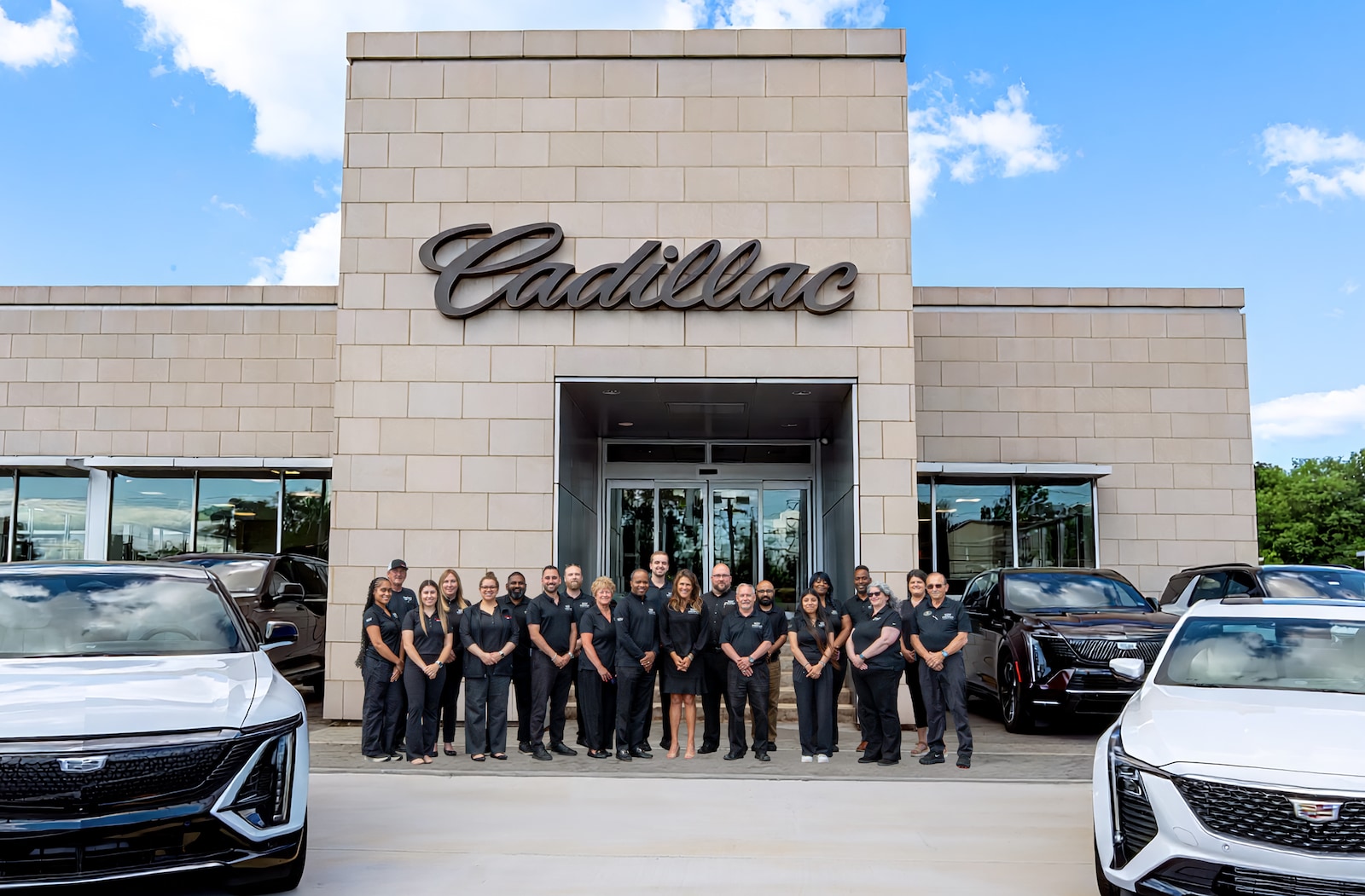 The Bergey's Cadillac dealership team