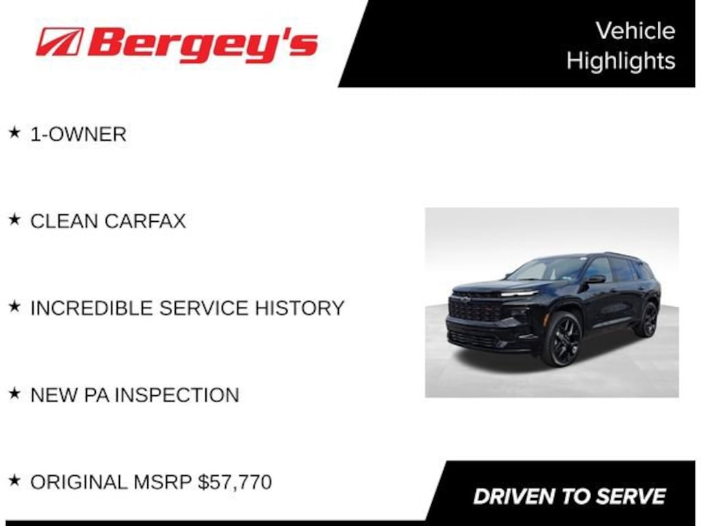 Used 2024 Chevrolet Traverse RS SUV