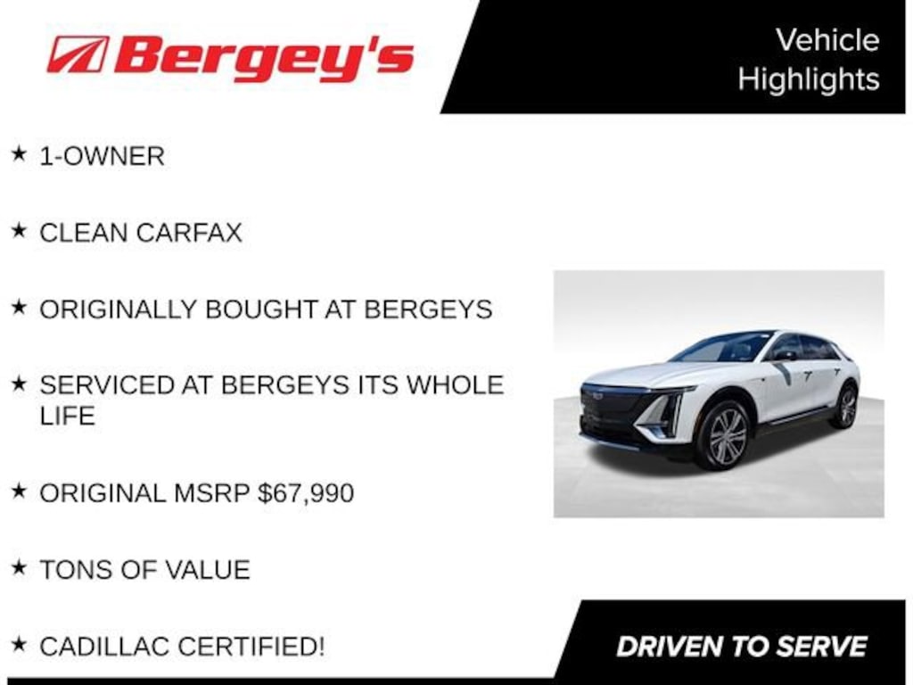 Used 2024 CADILLAC LYRIQ Luxury 1 SUV