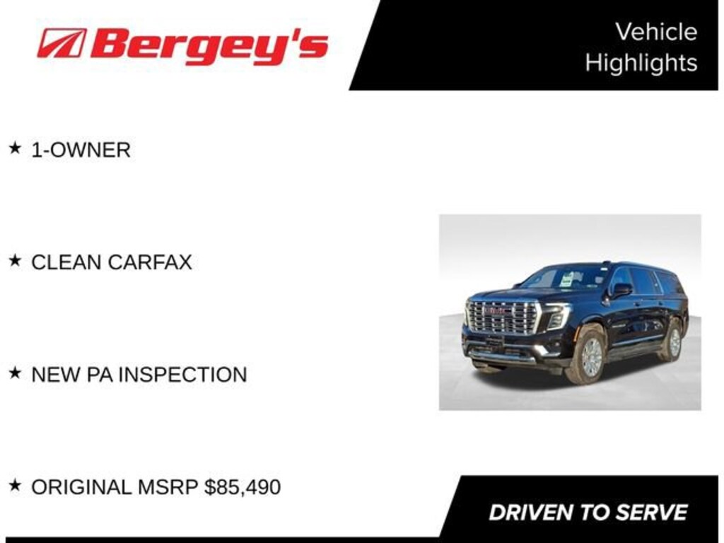 Used 2025 GMC Yukon XL Denali SUV