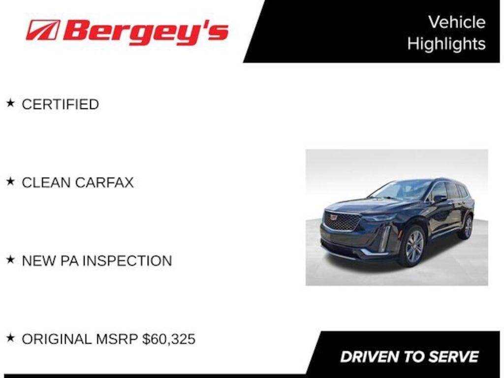 Certified 2024 CADILLAC XT6 Premium Luxury SUV