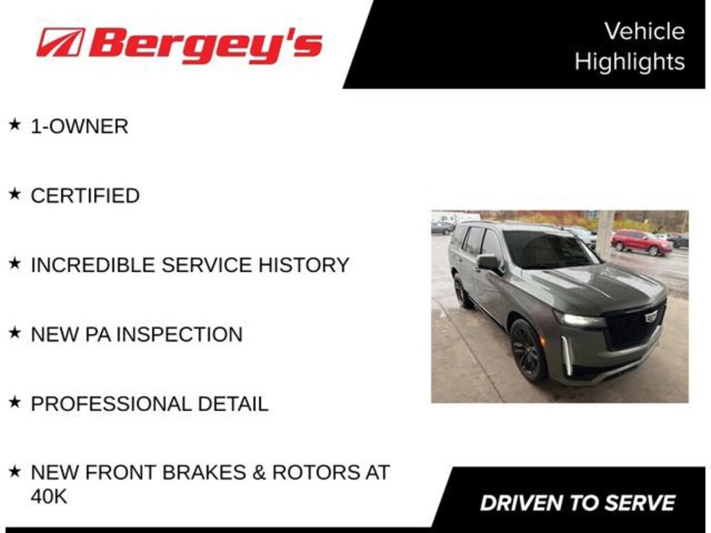 Certified 2024 CADILLAC Escalade Sport SUV