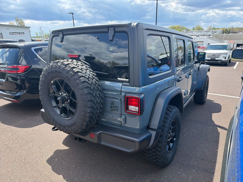 Used 2025 Jeep Wrangler 4xe Willys 4XE with VIN 1C4RJXN66SW579845 for sale in Souderton, PA