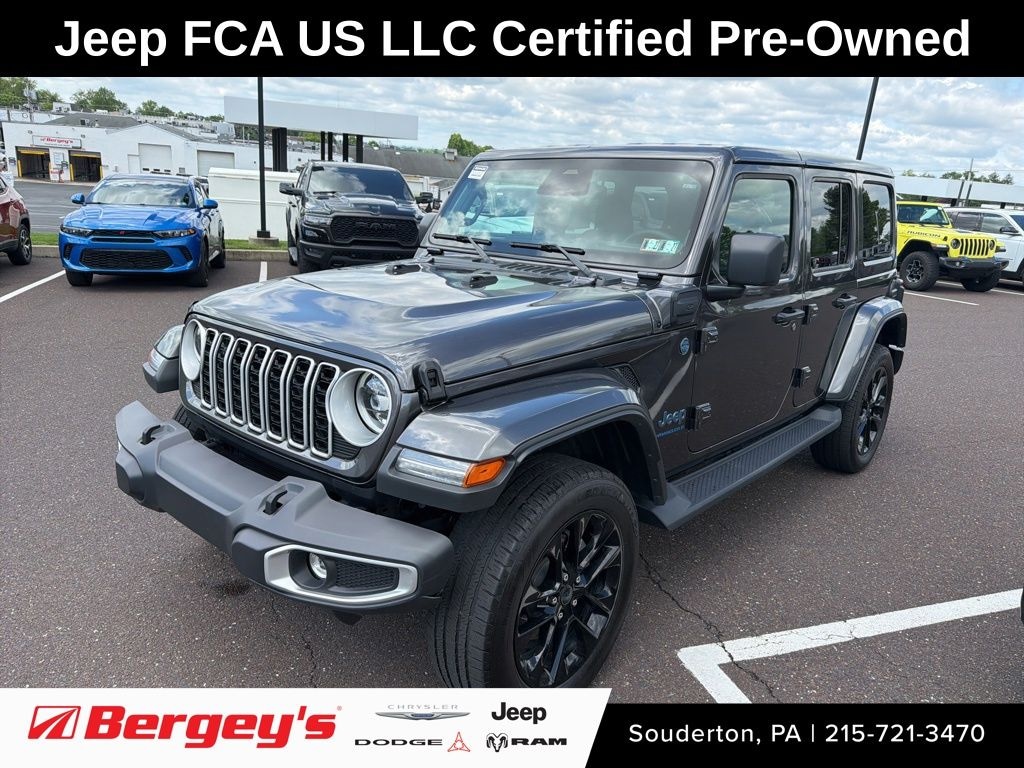 Certified 2025 Jeep Wrangler Sahara 4xe SUV