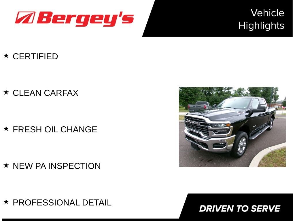 Certified 2025 Ram 2500 Big Horn Truck